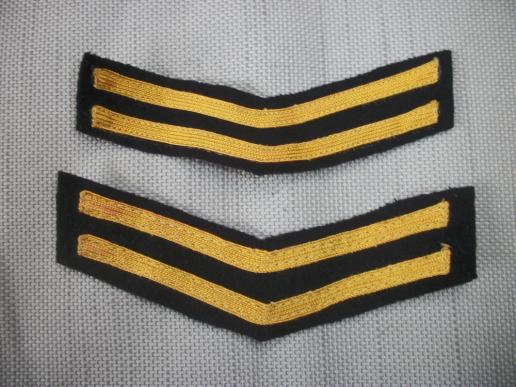 BRITISH CIVIL DEFENCE SERVICE STRIPES (2)