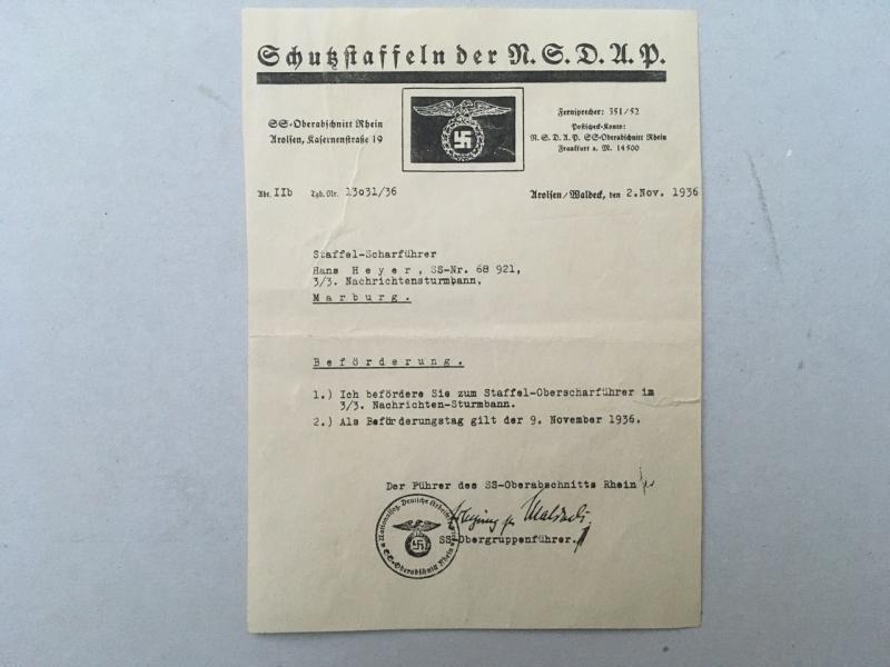 1936 DATED SS PROMOTION DOCUMENT