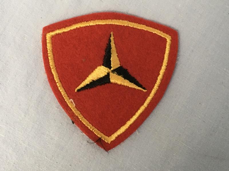 U.S  3rd MARINE DIVISION SHOULDER PATCH USMC