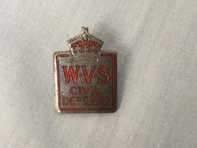 WVS CIVIL DEFENCE BADGE