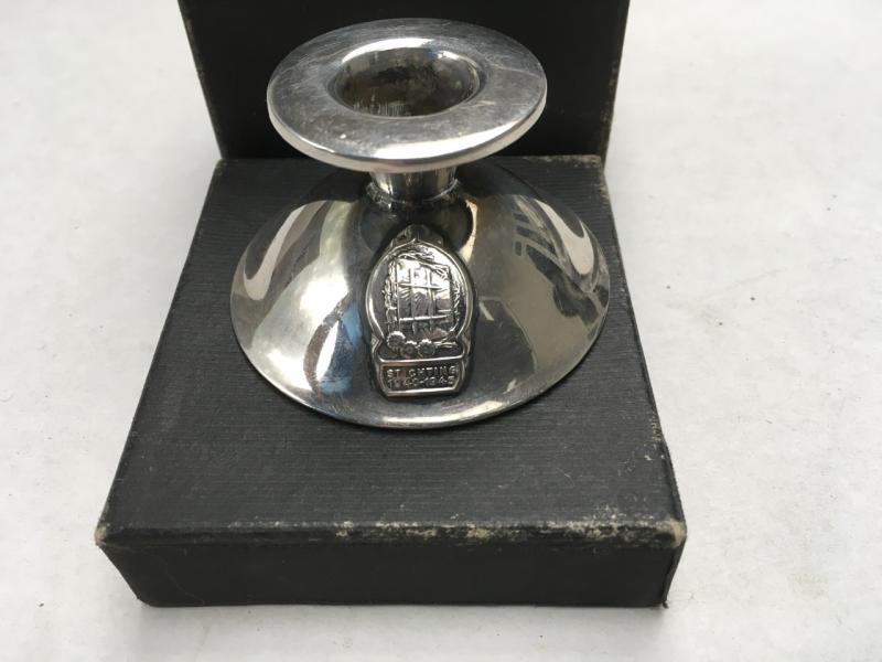 BOXED WW2 DUTCH MEMORIAL CANDLE HOLDER