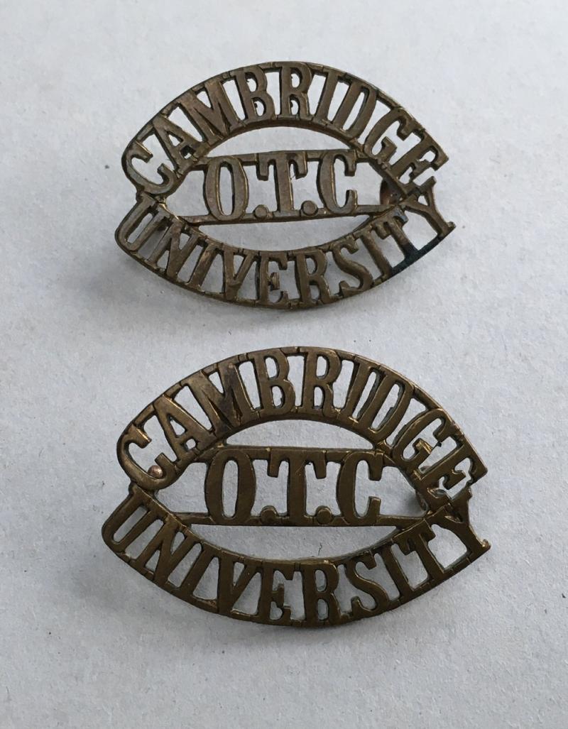 CAMBRIDGE UNIVERSITY OTC SHOULDER TITLES