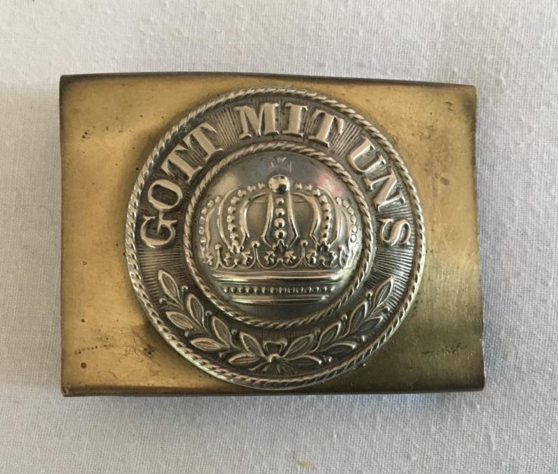 PRE WWI PRUSSIAN BELT BUCKLE (1895 Patt)