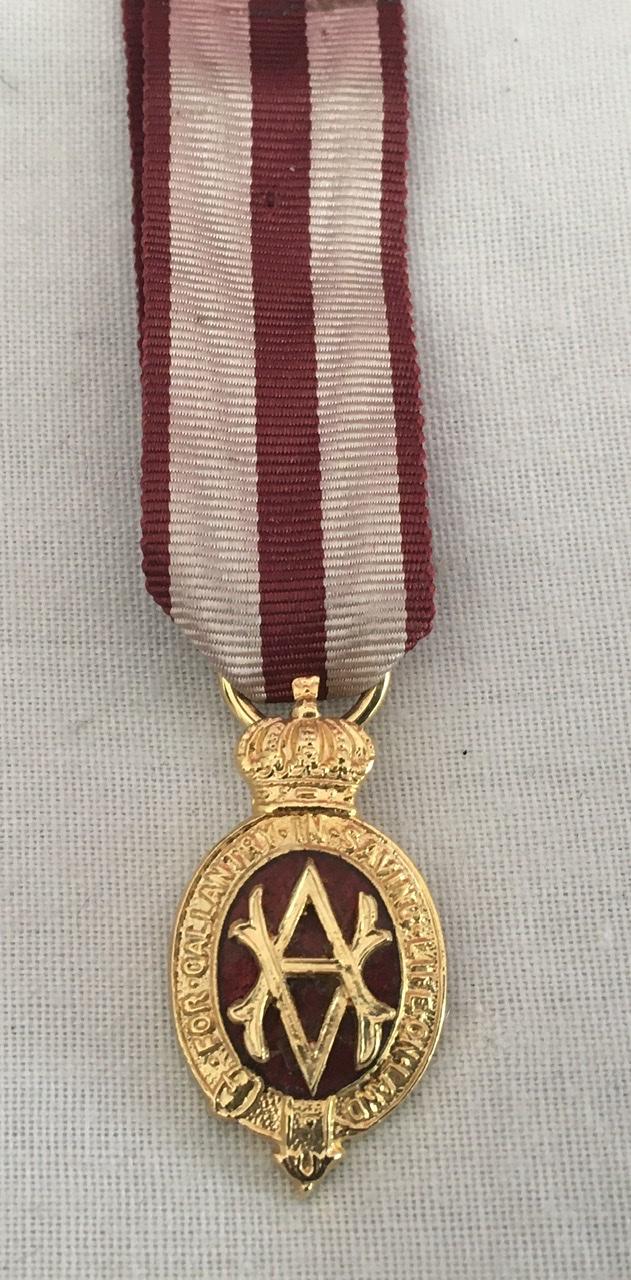MINIATURE ALBERT MEDAL FOR LIFESAVING