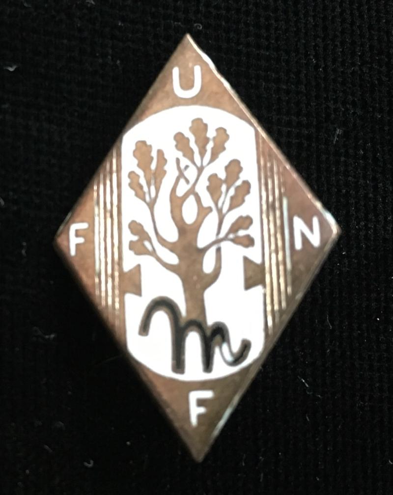 ITALIAN FASCIST UFFN ENAMEL LAPEL BADGE