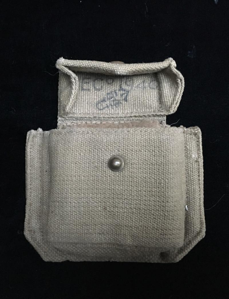 1940 DATED SOUTH AFRICAN COMPASS POUCH