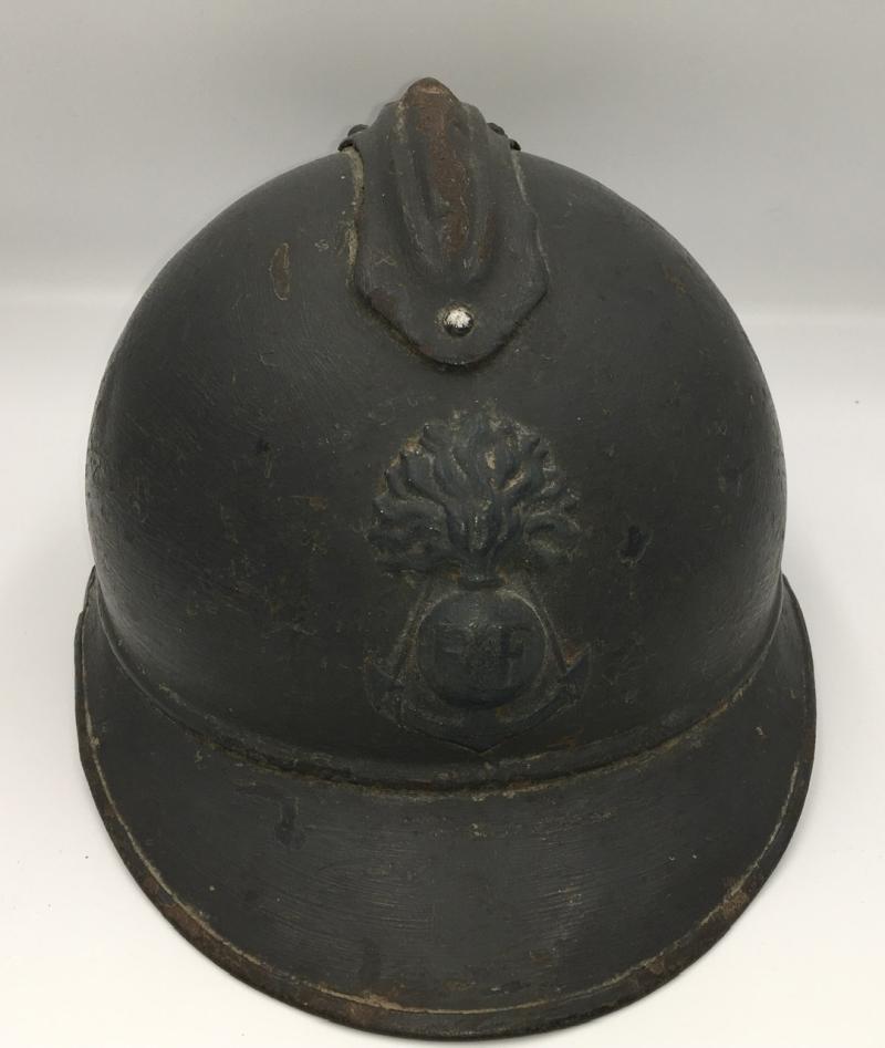 WW1 FRENCH COLONIAL TROOPS M15 ADRIAN HELMET
