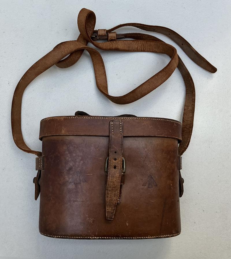 PRE WW2 MILITARY X6 POWER BINOCULARS & CASE
