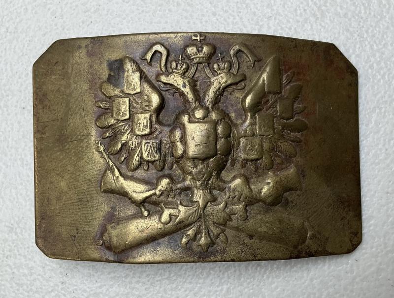 IMPERIAL RUSSIAN ARTILLERY BELT BUCKLE