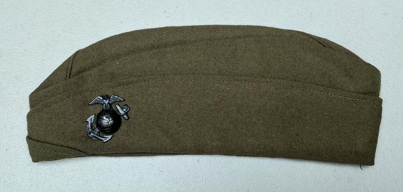 WW1 USMC KHAKI SIDE CAP
