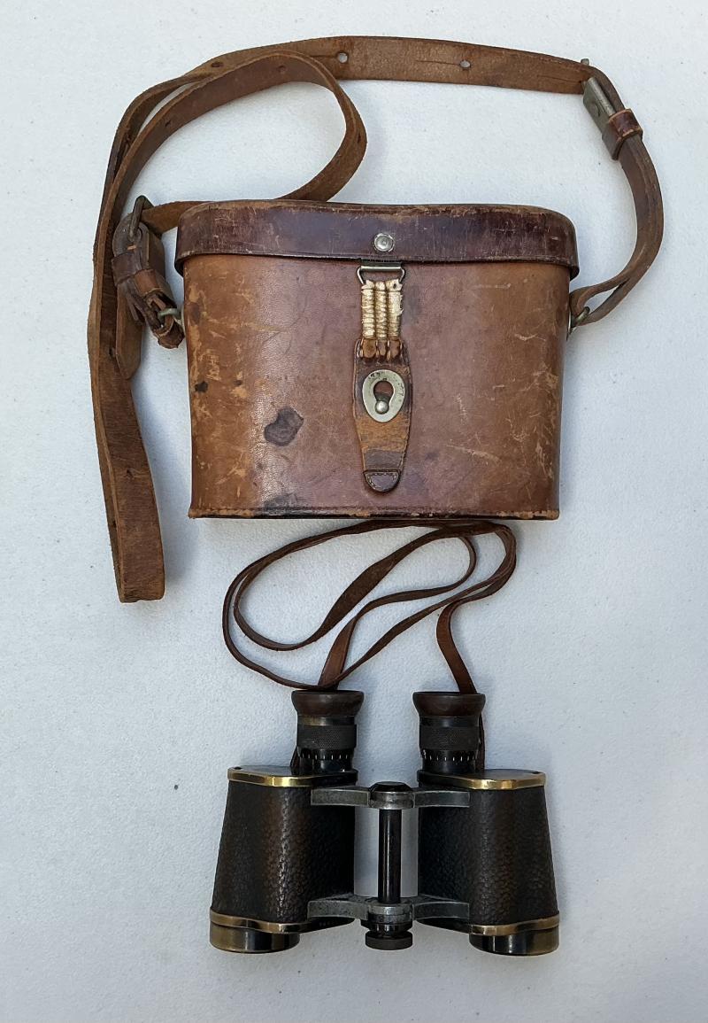 WWI CASED MARINEGLAS X6 GERMAN BINOCULARS