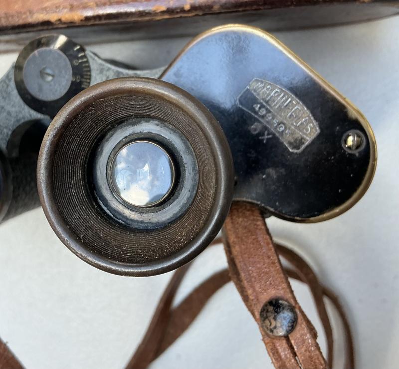 WWI CASED MARINEGLAS X6 GERMAN BINOCULARS