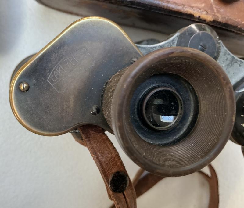 WWI CASED MARINEGLAS X6 GERMAN BINOCULARS
