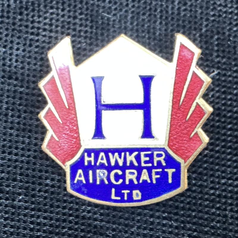 NUMBERED HAWKER AIRCRAFT Ltd WAR WORKERS BADGE ?
