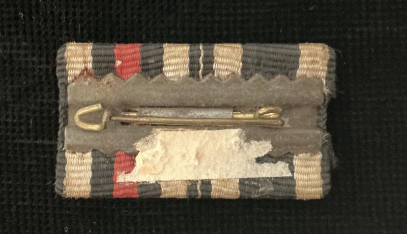 WWI IRON CROSS & HONOUR CROSS RIBBON BAR (2)