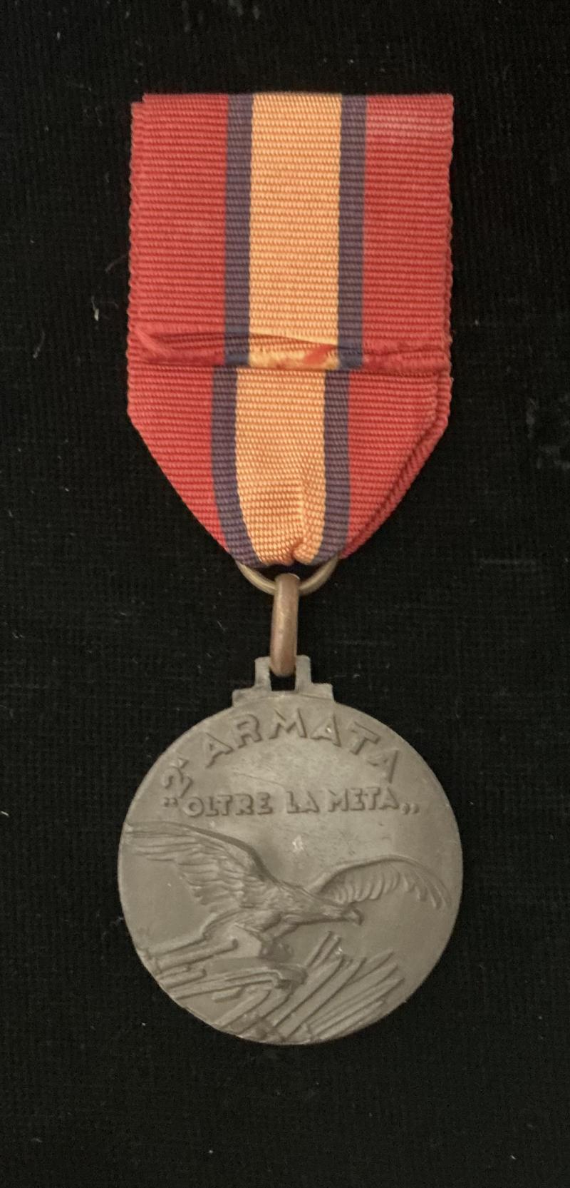 WW2 ITALIAN 2nd ARMY COMMEMORATIVE MEDAL