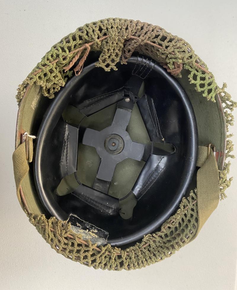 POST WAR BRITISH RAC HELMET (ARMOURED CORPS)