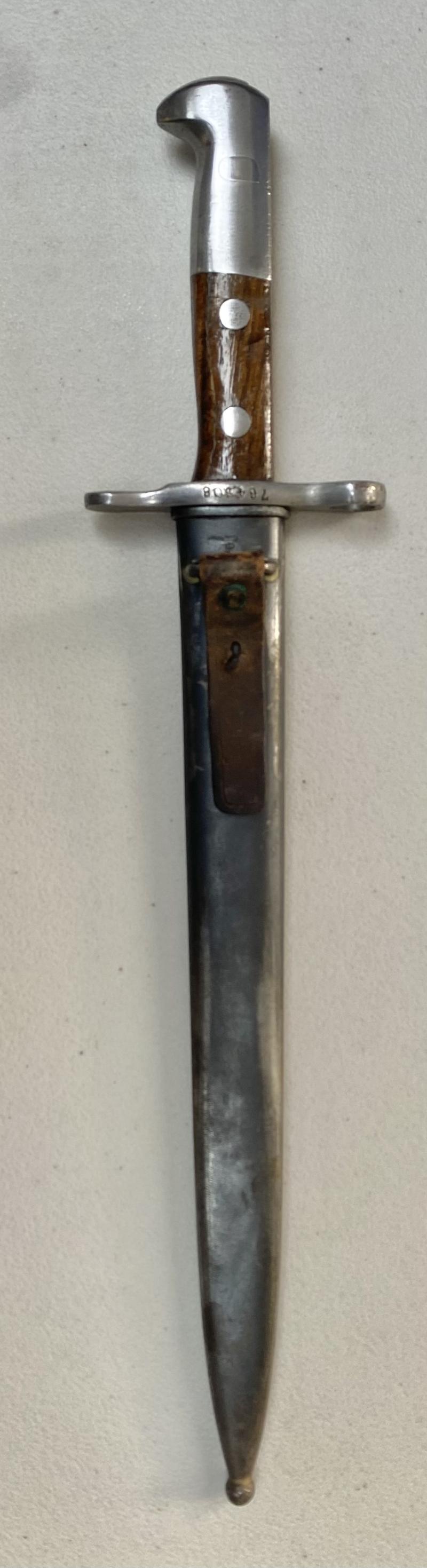 SWISS 1918 PATTERN BAYONET