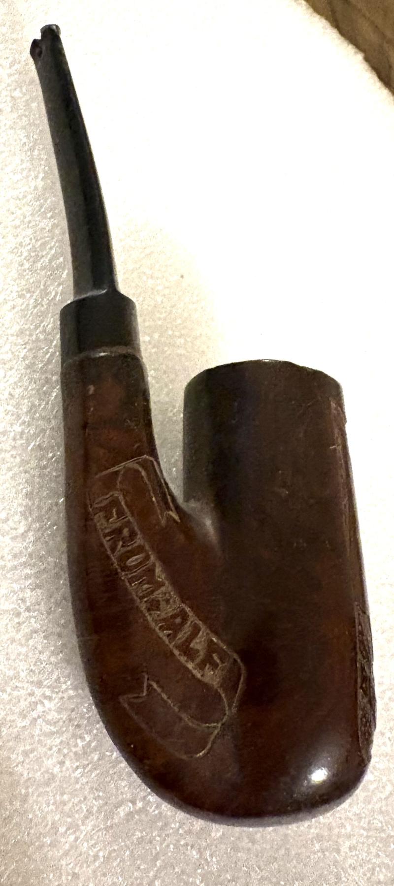 CARVED BOER WAR PIPE