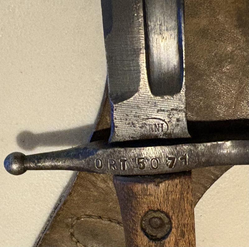 ITALIAN 1891 PATTERN BAYONET,SCABBARD & FROG