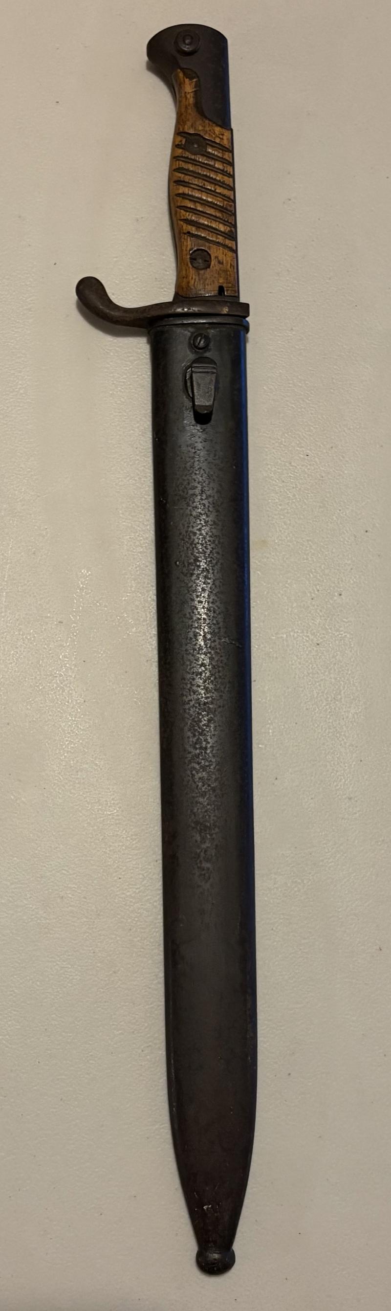 IMPERIAL GERMAN 98/05 BUTCHER BAYONET