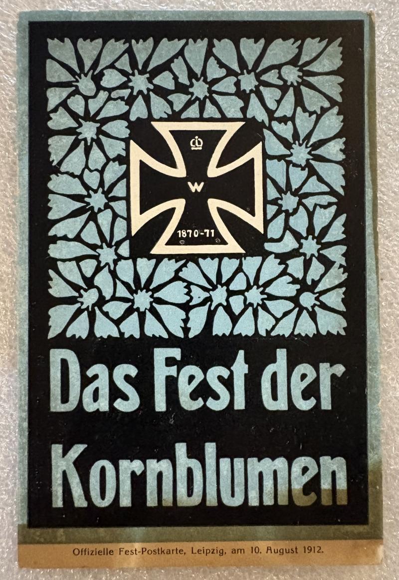 PATRIOTIC PRE WWI GERMAN IRON CROSS POSTCARD (5)