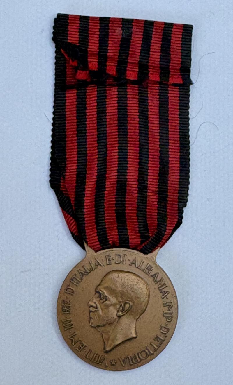 ITALIAN FASCIST MEDAL INVASION OF ALBANIA