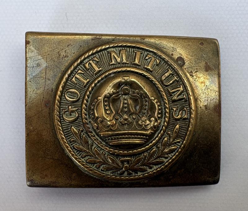BRASS IMPERIAL GERMAN BELT BUCKLE