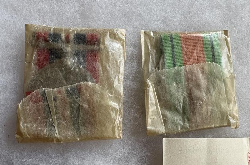 BOXED WW2 RAF OFFICERS MEDAL PAIR