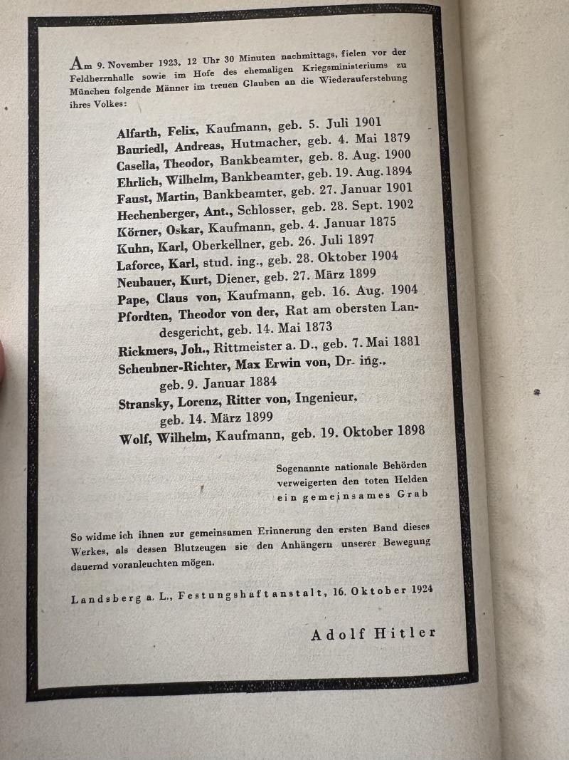 BLUE BOUND HARD BACK COPY MEIN KAMPF