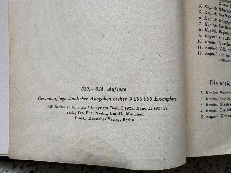 BLUE BOUND HARD BACK COPY MEIN KAMPF