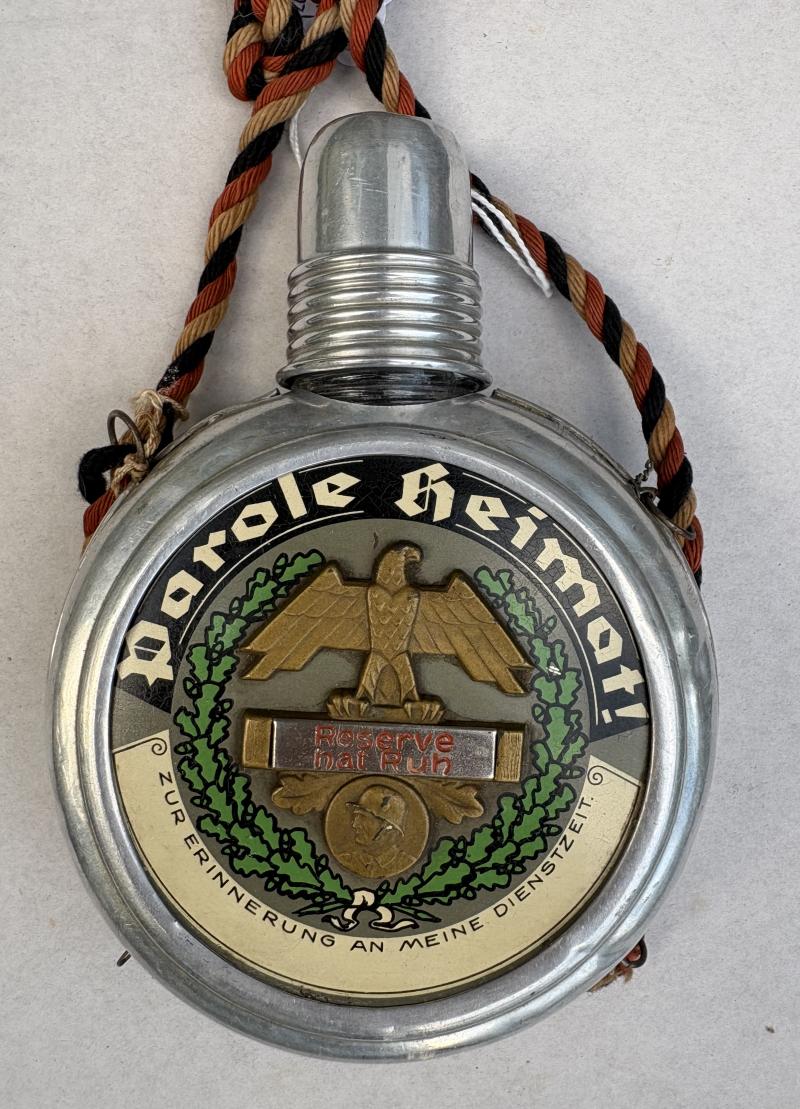 PATRIOTIC GERMAN RESERVISTS FLASK