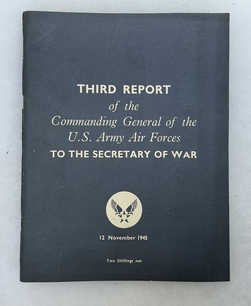 1945 DATED 3rd REPORT US ARMY AIRFORCE HMSO