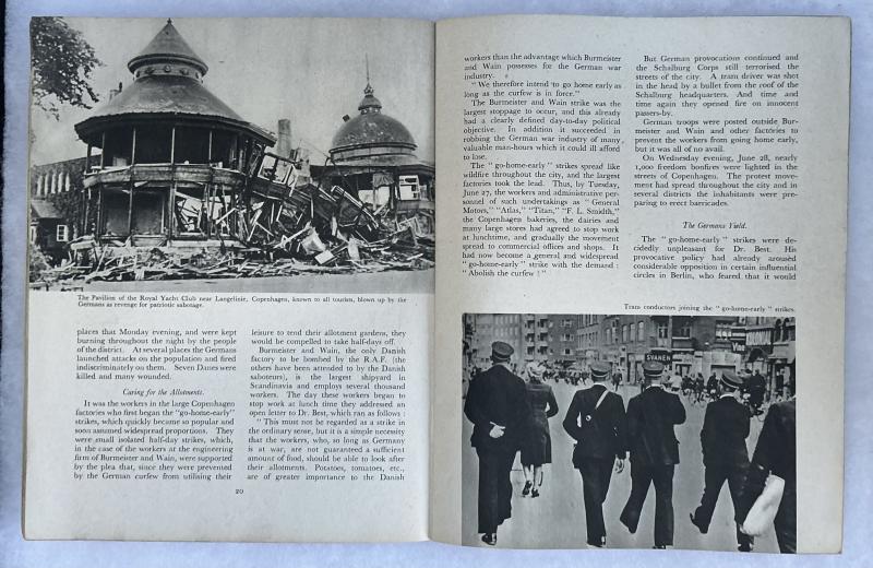 WW2 HMSO, TRIUMPH IN DISASTER (Denmarks fight against Germany)