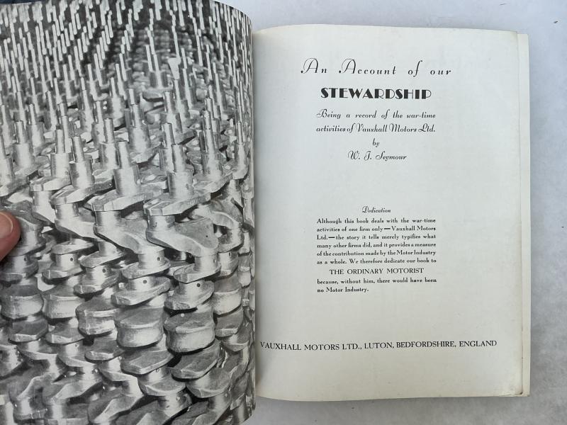 “STEWARDSHIP “ VAUXHALL MOTORS DURING WW2