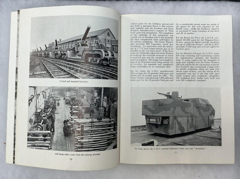 1945 PUBLICATION BRITISH RAILWAYS IN PEACE & WAR